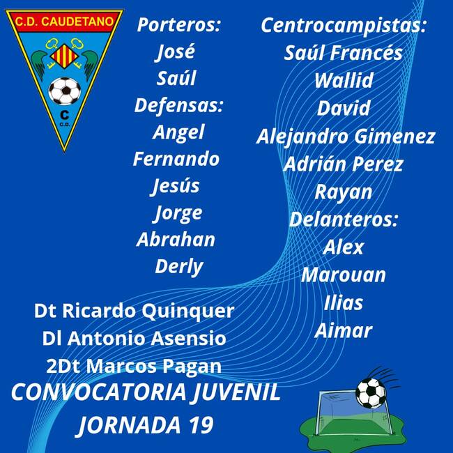 Convocatoria del juvenil