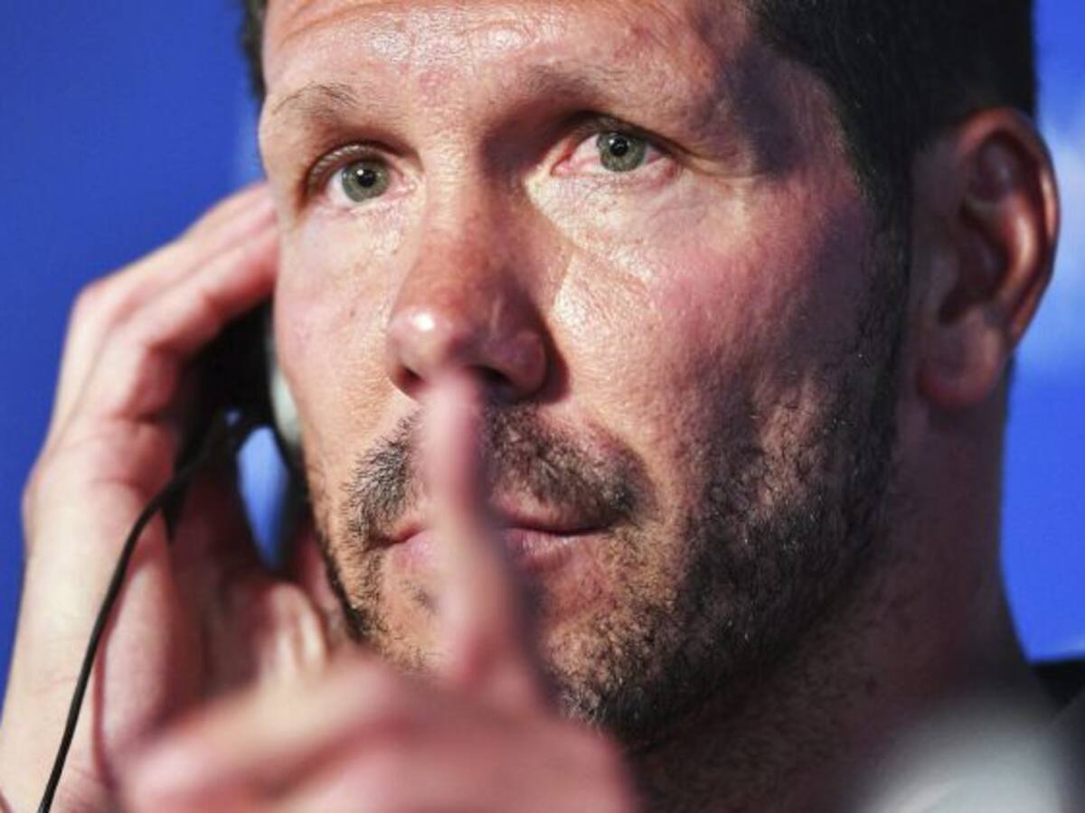 Diego Pablo Simeone: “Me encanta tener 113 años de historia a las espaldas”