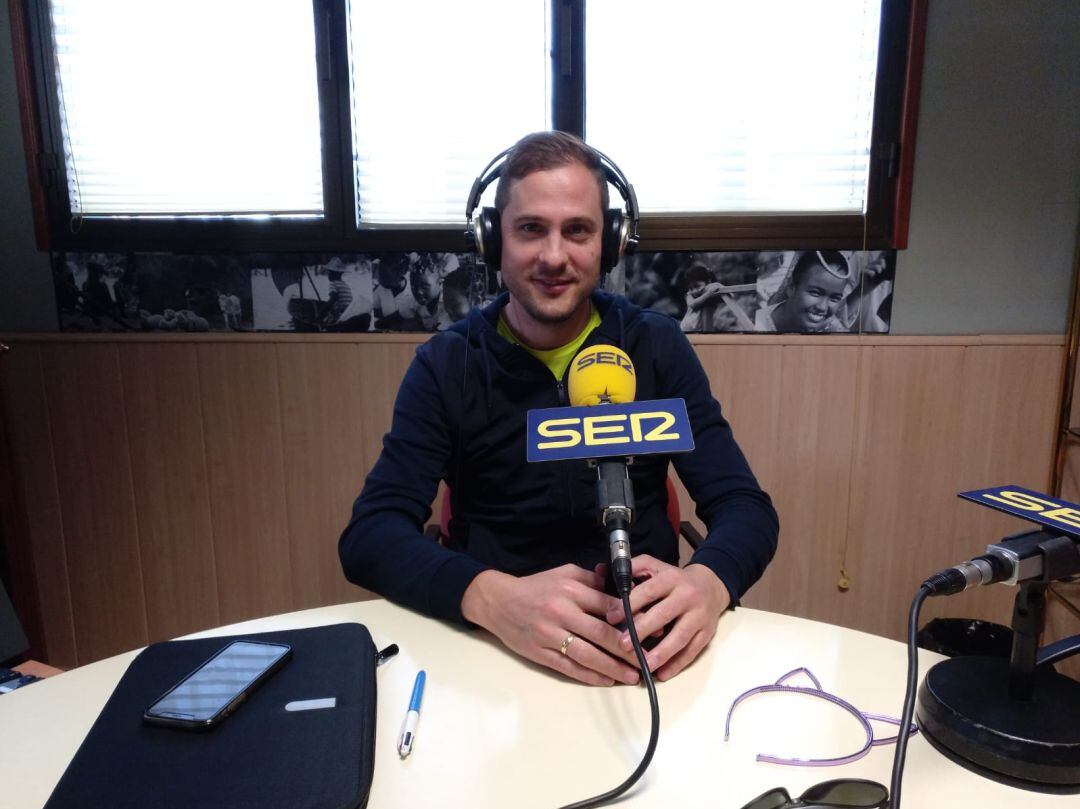 José Antonio Culebras, en los estudios de SER Soria.