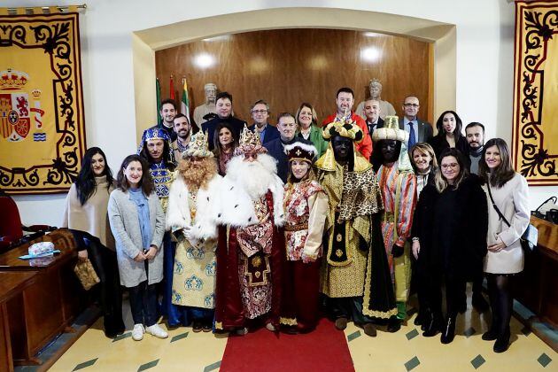 Recepción de los Reyes Magos en la Estación de Madrid.