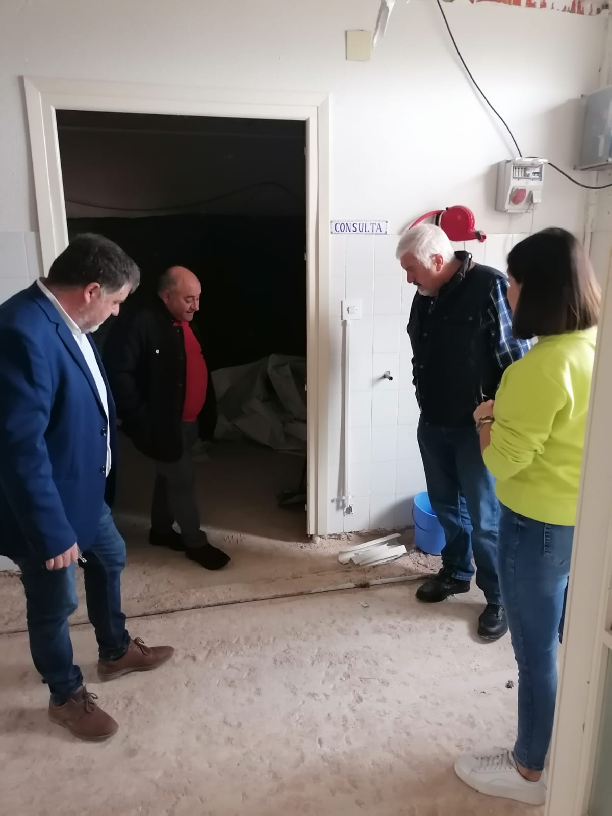 Visita a las obras en la Encina