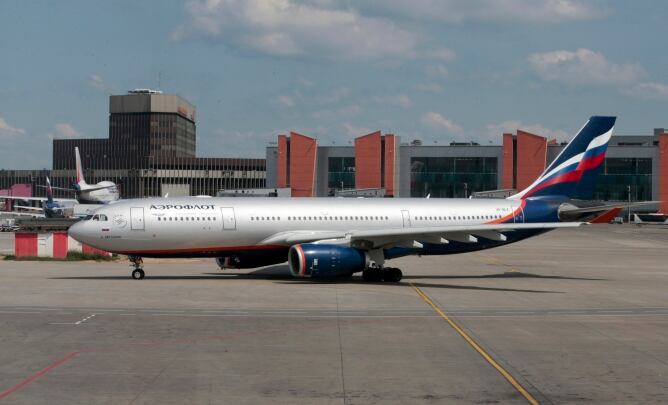 El avión que ha despegado hacia Cuba desde el aeropuerto de Moscú