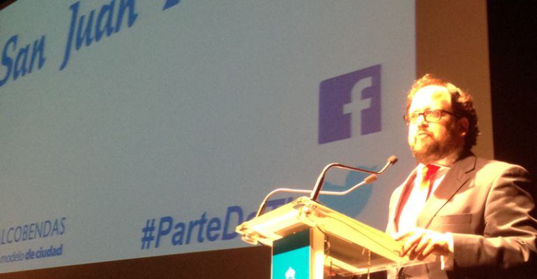 Luis Miguel Torres, concejal de Seguridad Ciudadana en el acto de homenaje a la policía