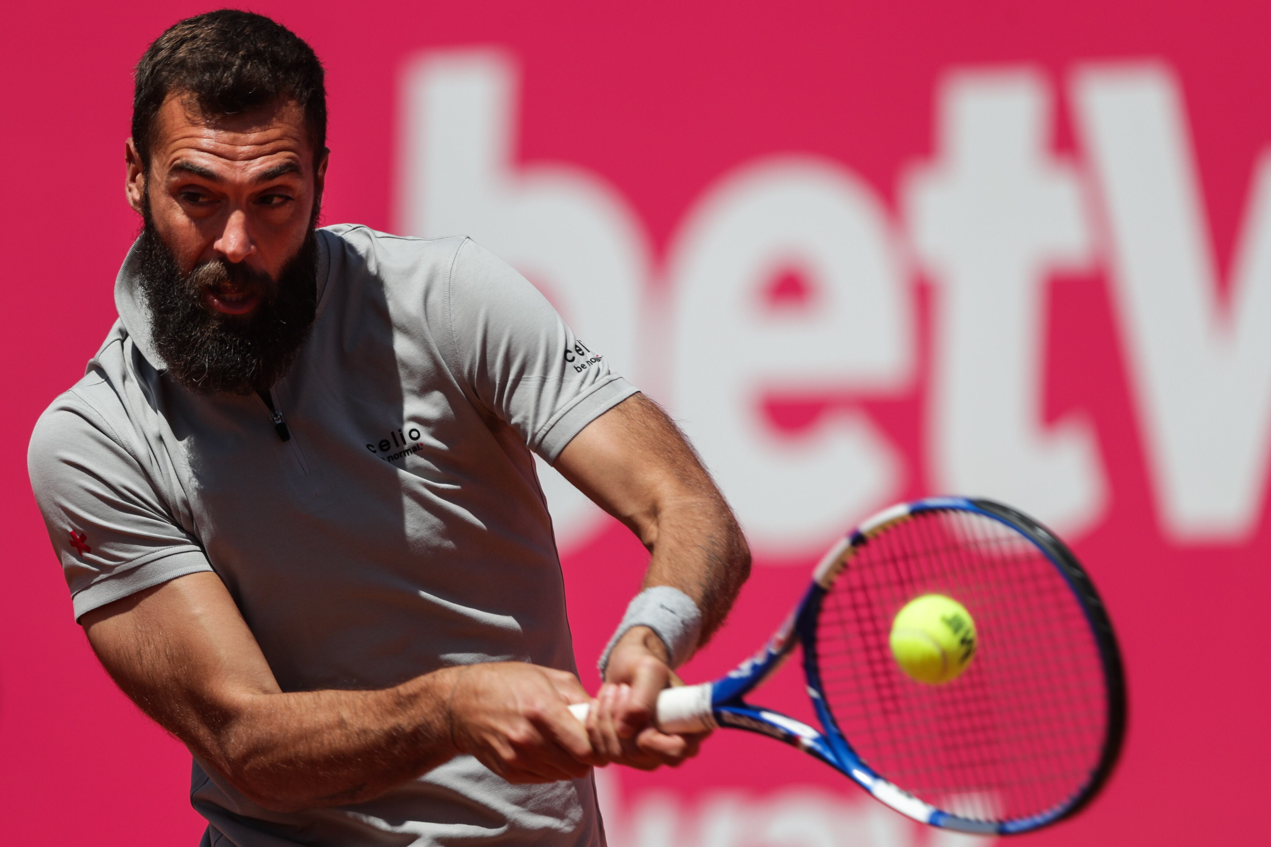 Benoit Paire durante su partido contra Kwon en el Open de Estoril