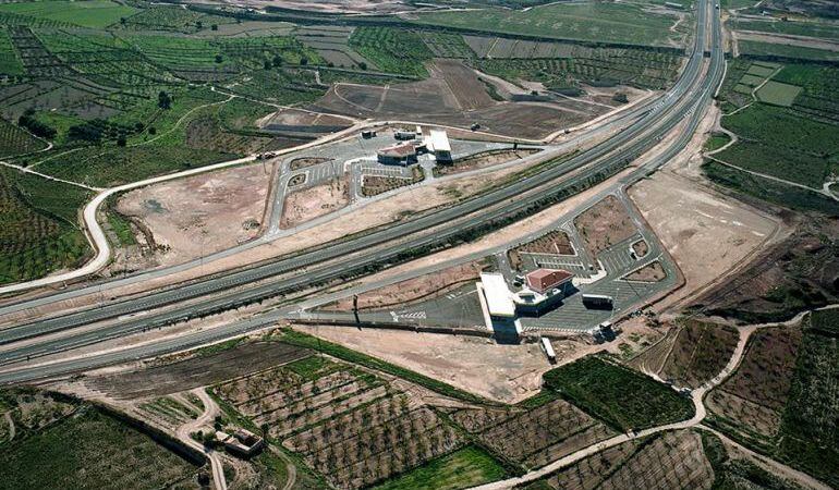 Imagen aérea de la Circunvalación de Alicante