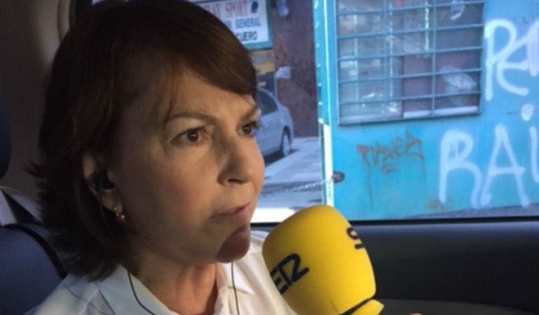 Mitzy Capriles, durante una entrevista en &#039;Hora 25&#039;