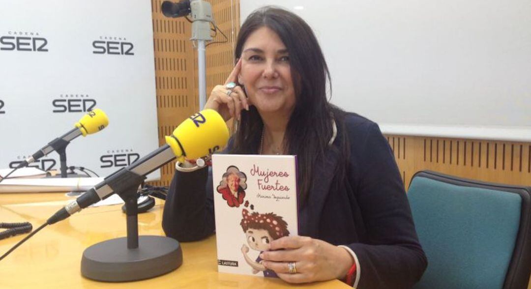 Marina Izquierdo, en una entrevista en Radio Valencia