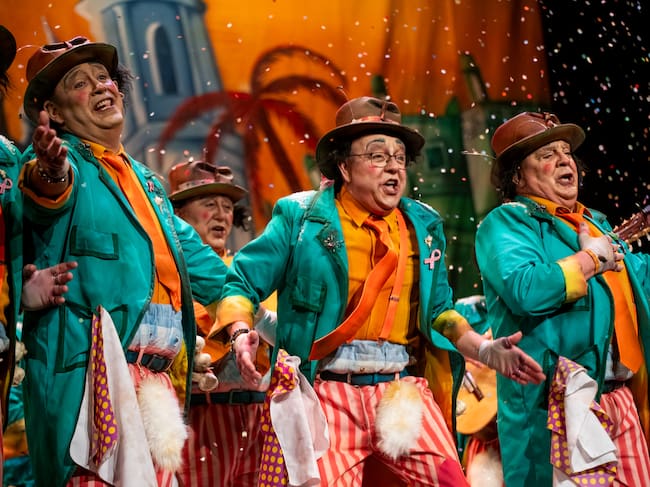 Chirigota 'Los acojonaos'. Foto: Ayuntamiento de Cádiz.