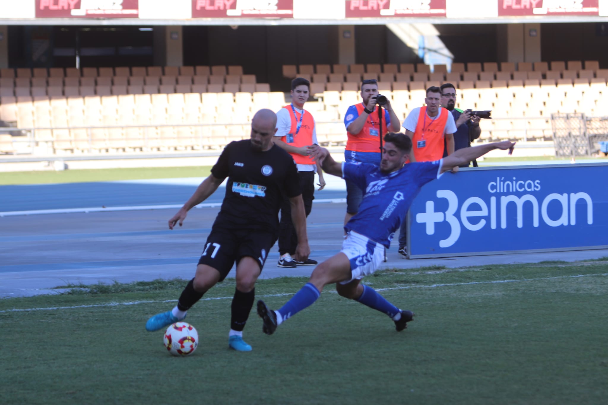 Imagen del partido entre el Xerez DFC y el Juventud Torremolinos