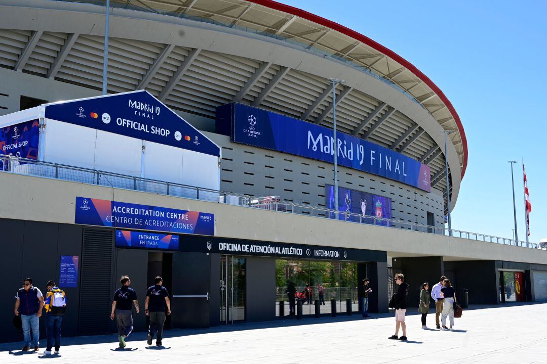 El Wanda Metropolitano acoge la final de la Champions League entre el Liverpool y el Tottenham.