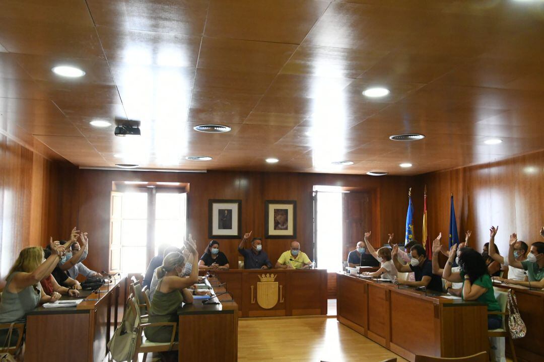 Pleno en el ayuntamiento de Xàbia.