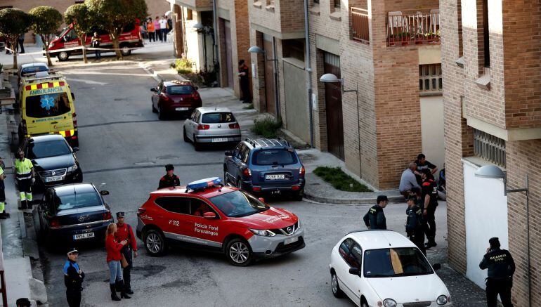 El suceso conmocionó Olite desde que ocurrió la tarde del miércoles