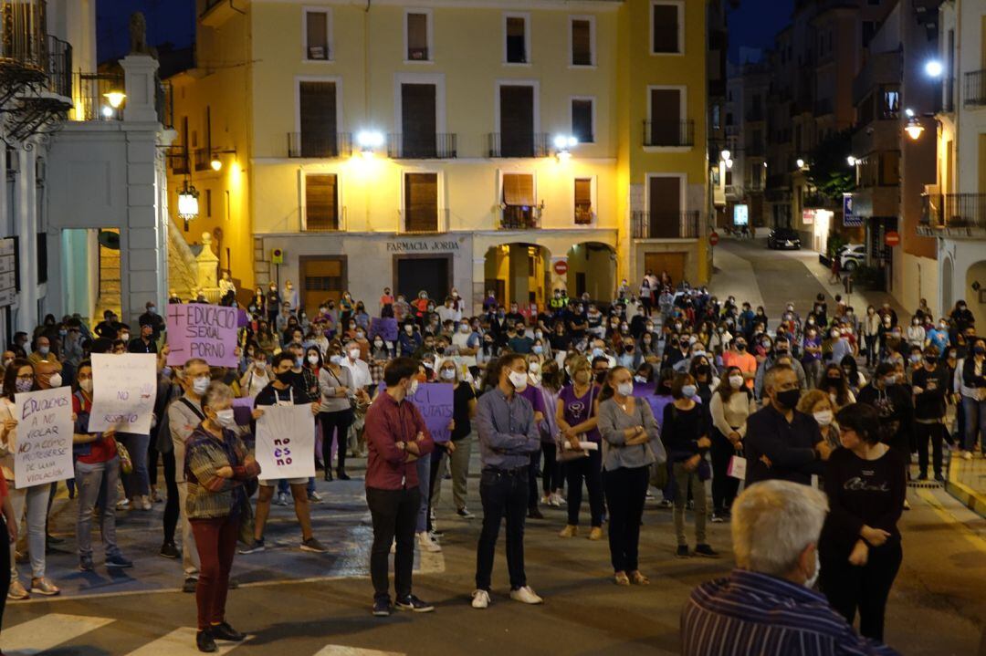 Foto d&#039;arxiu d&#039;una concetració contra la violència de gènere