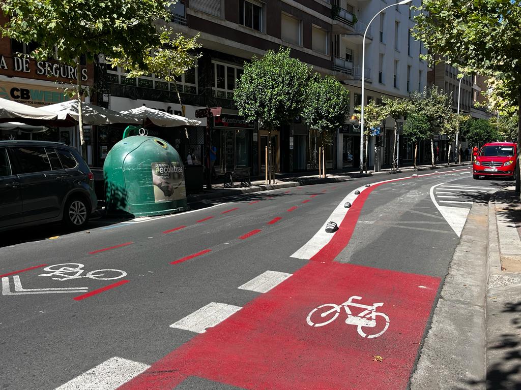 Carril bici de Avenida Portugal