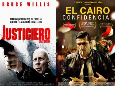 Carteles de &quot;El justiciero&quot; y &quot;El Cairo confidencial&quot;