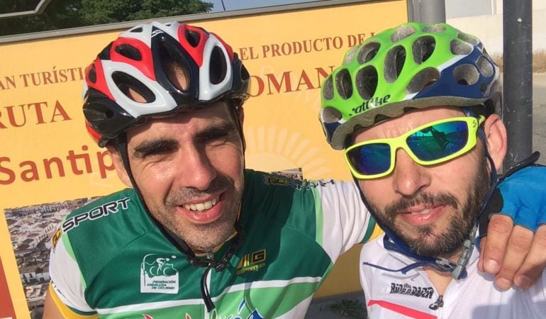 Narciso Delgado y Francisco Carrasco, listos para pedalear 