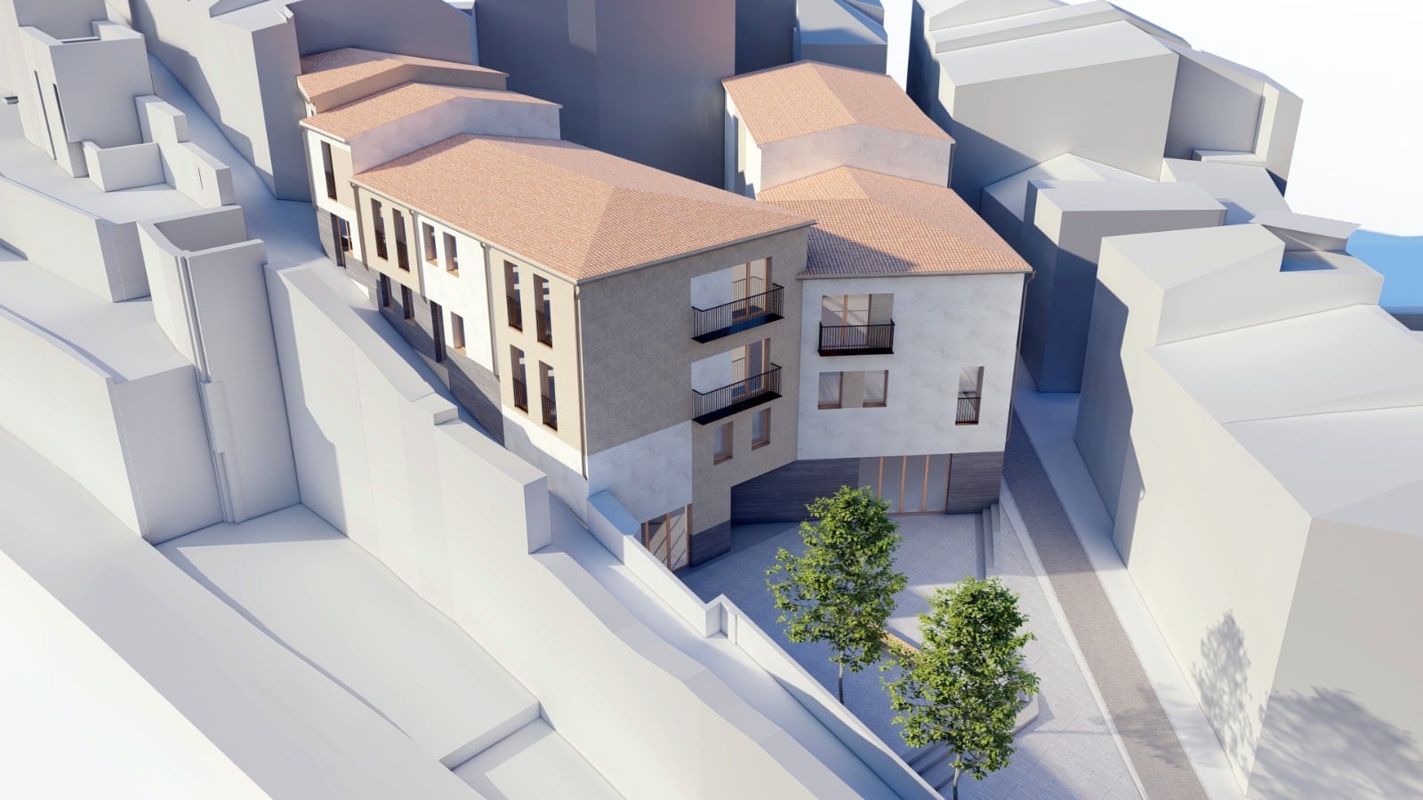 Maqueta 3D del projecte de La Vila