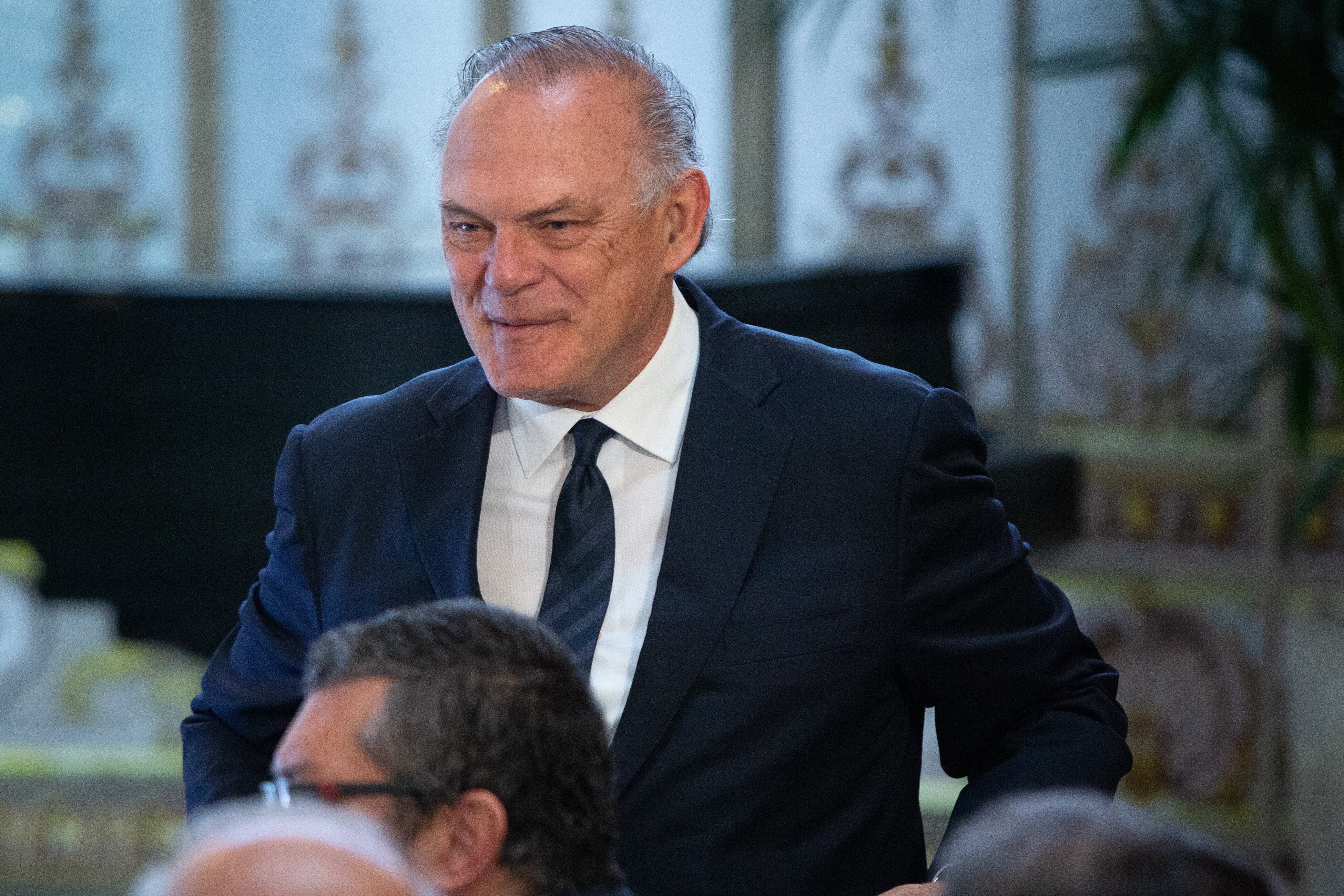 Pedro Piqueras durante los premios de la 'Fundacion Mapfre'