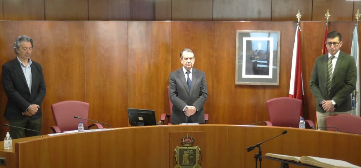 Minuto de silencio en el Pleno Municipal del concello de Vigo