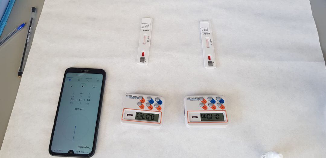 Pruebas de coronavirus