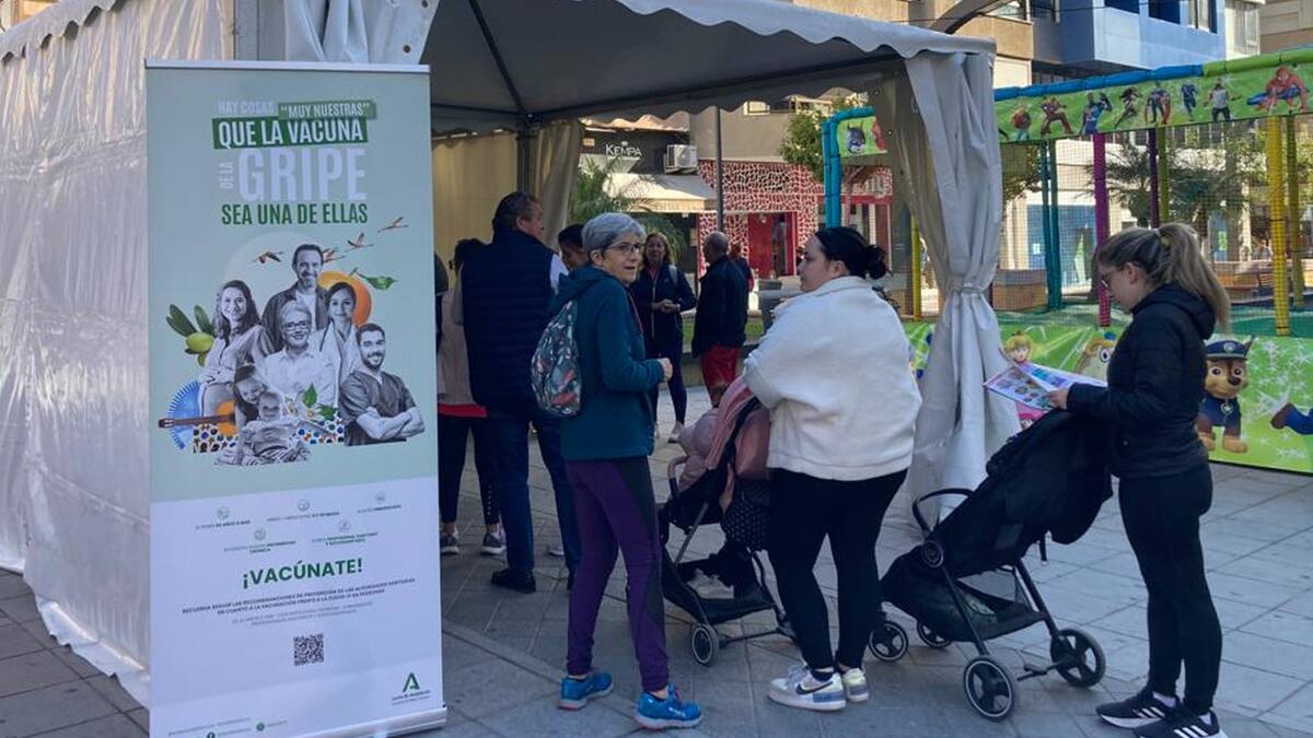 Vacunódromo en Motril contra la gripe y la covid