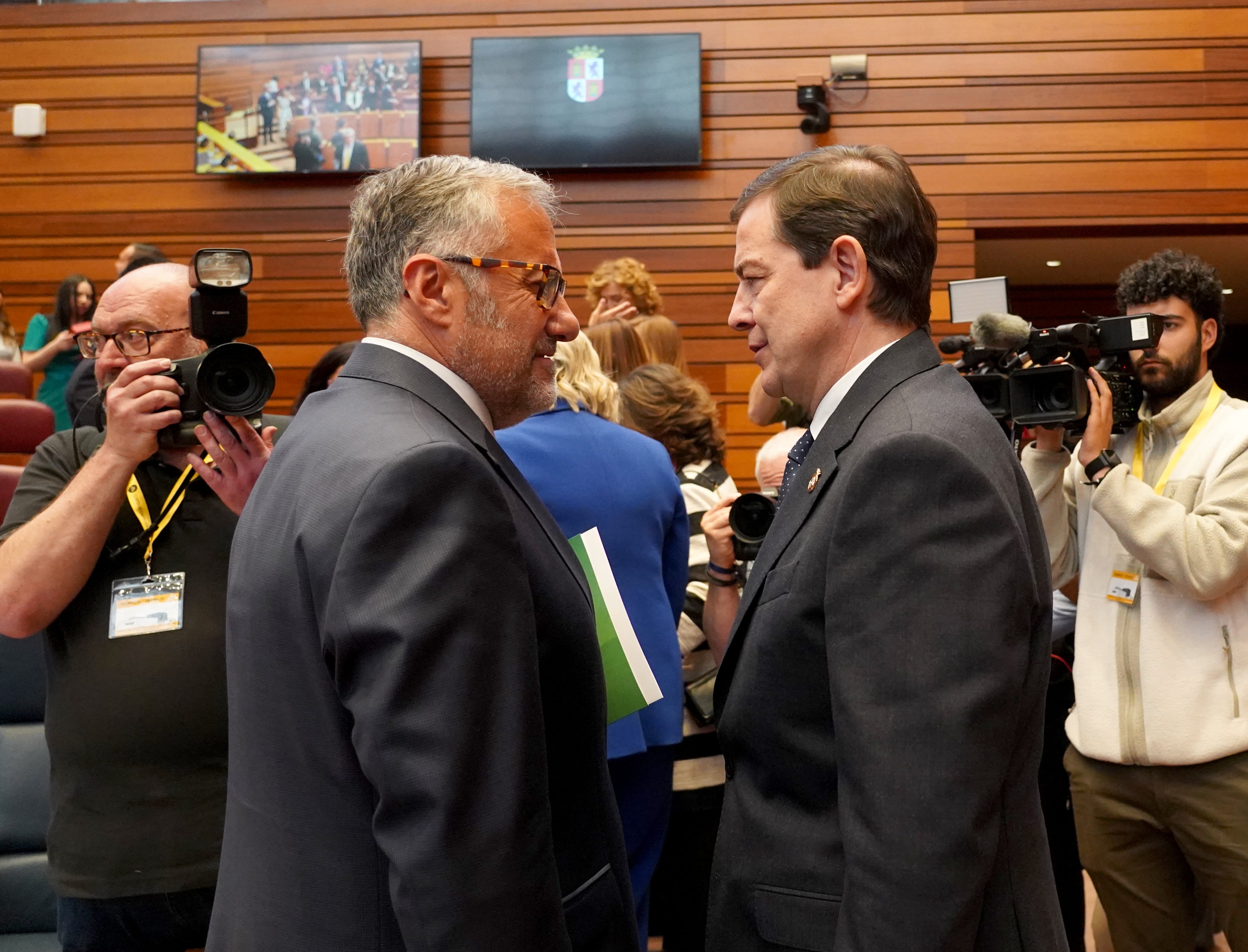 Sesión constitutiva de las Cortes de Castilla y León de la XII Legislatura.