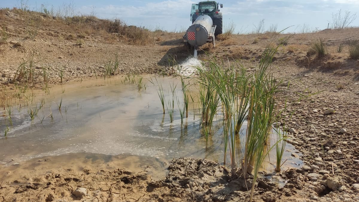 Greenpeace pone en marcha un tour para medir la contaminación del agua por nitratos en Navarra