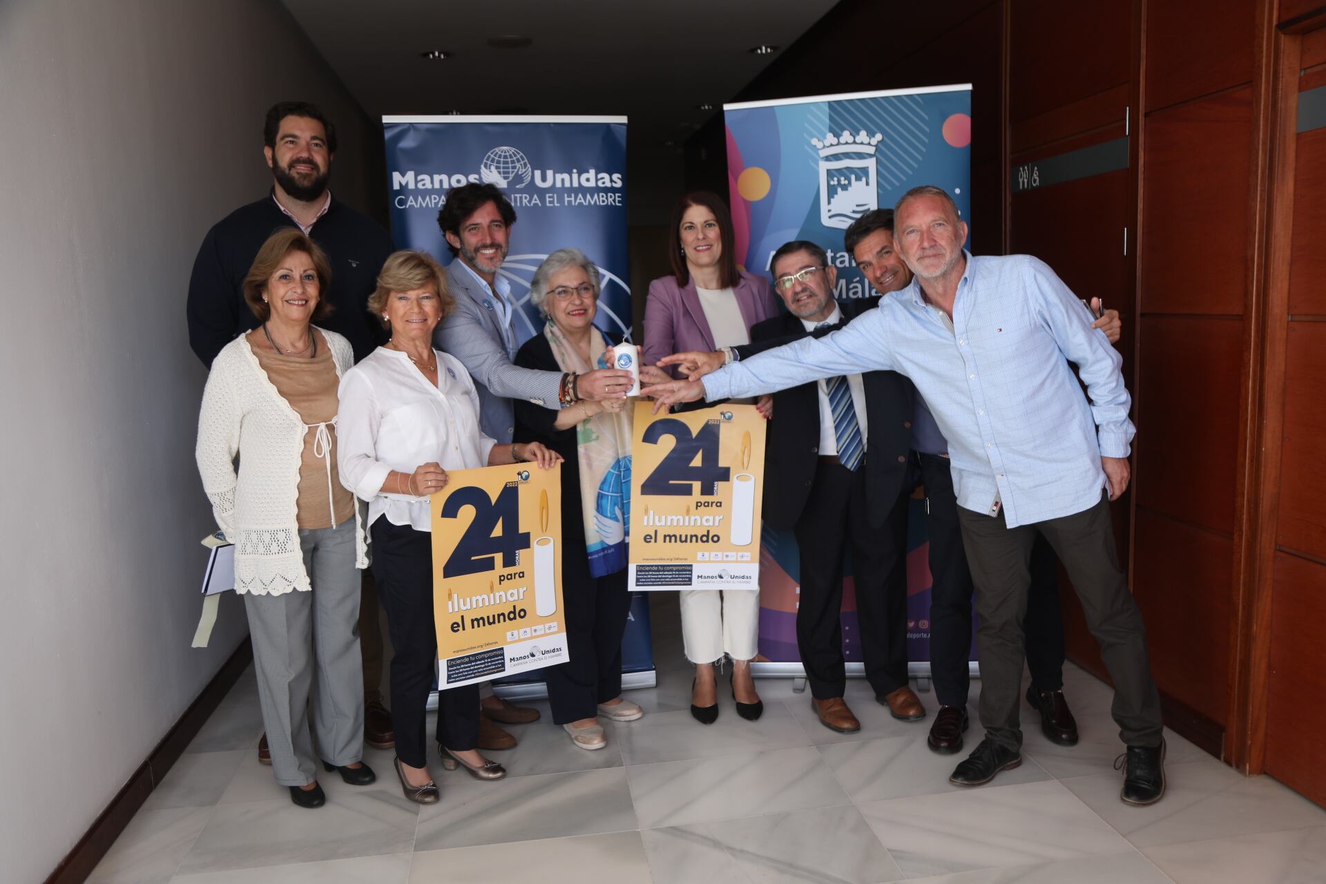 El Área de Deporte del Ayuntamiento de Málaga apoya la actividad ‘24 horas. Enciende la llama’, que organiza la ONG Manos Unidas