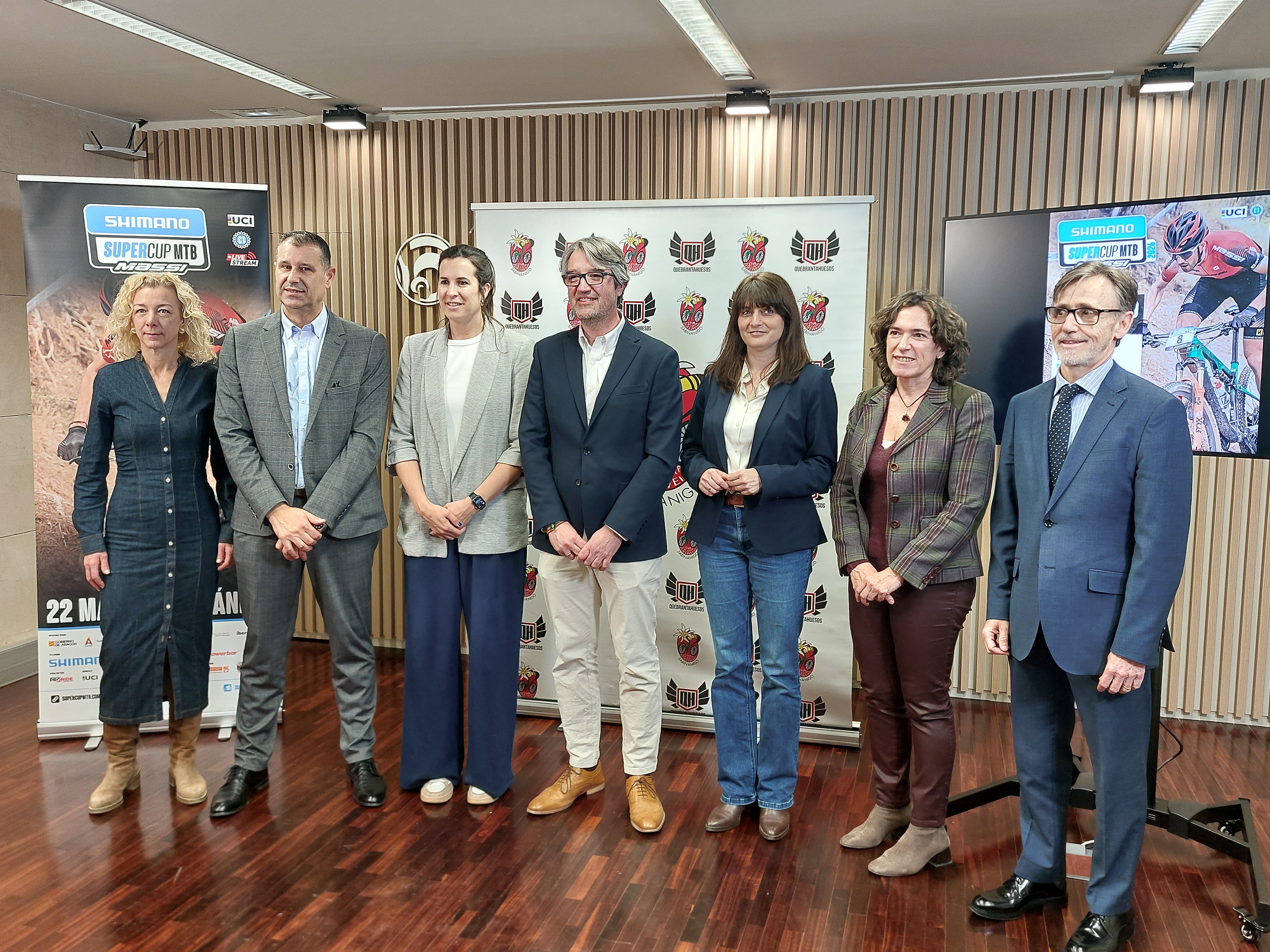 Presentación de la Shimano Super Cup Massi que se celebra en Sabiñánigo