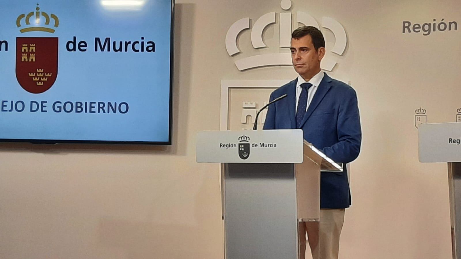 El consejero de Fomento, José Ramón Diez de Revenga