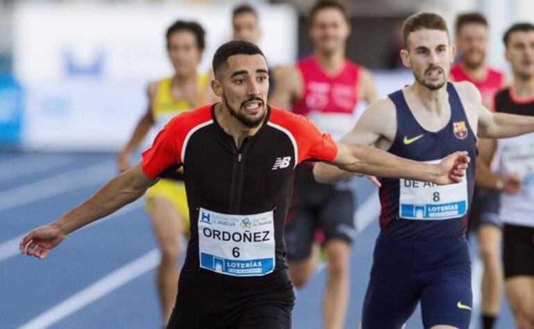 El atleta berciano, de Salentinos, Saúl Ordóñez