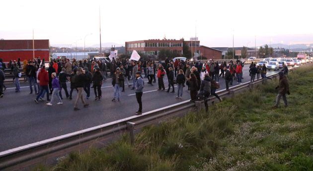 Cortes en la C-58 en Sabadell.