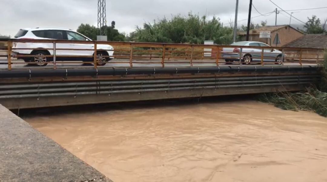 Así se encuentra el Reguerón por la gota fría