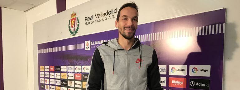André Leao en la sala de prensa de Zorrilla 20-11-16