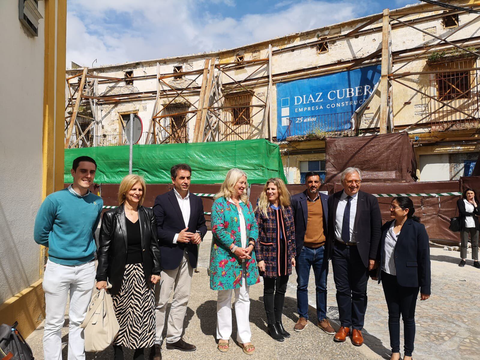 Visita a las obras del eje del Arroyo