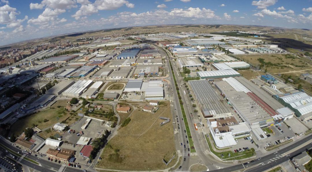 Imagen panorámica del polígono de Gamonal