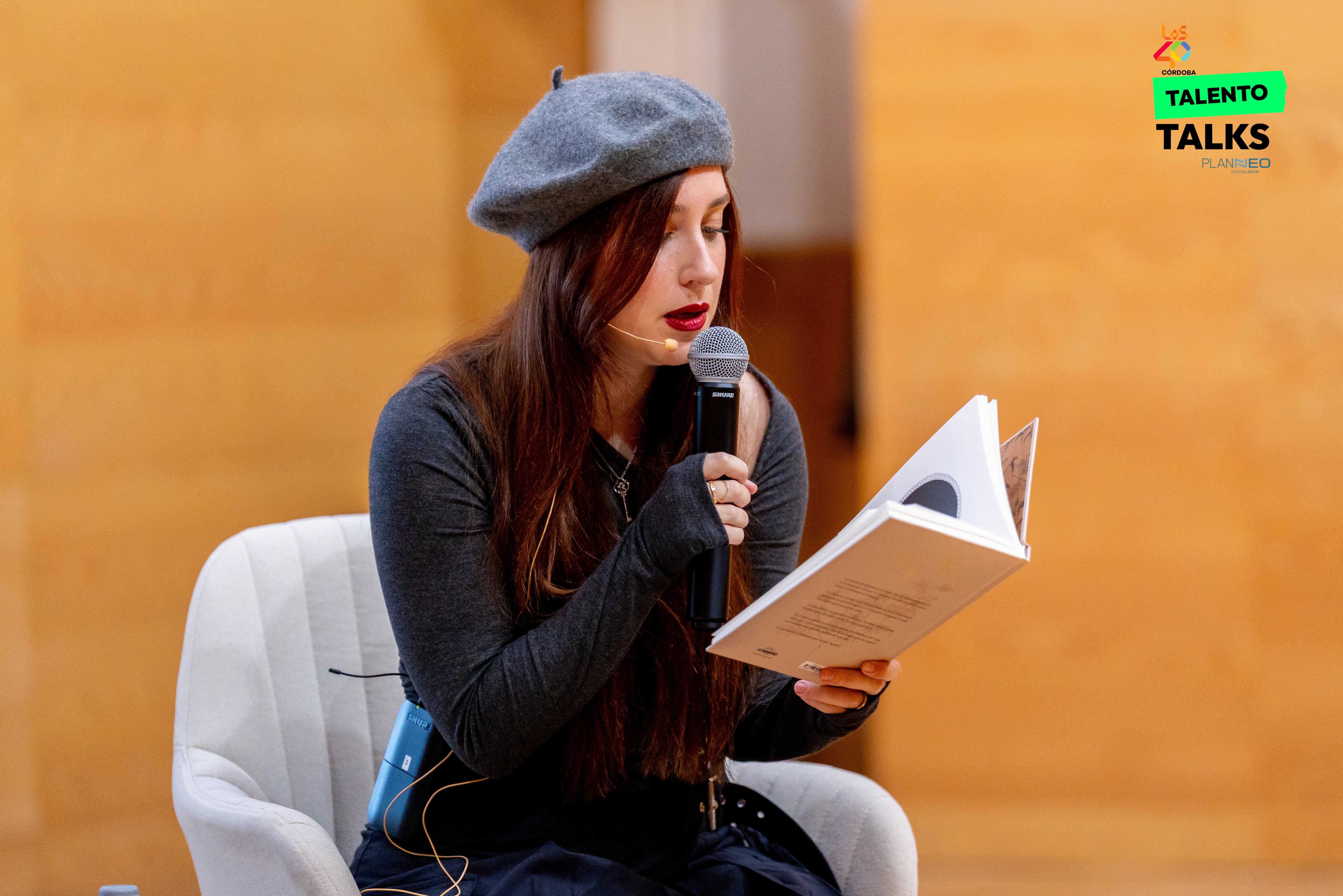 Sara Buho en Los 40 Talento Talks en el Conservatorio Profesional Músico Ziryab de Córdoba