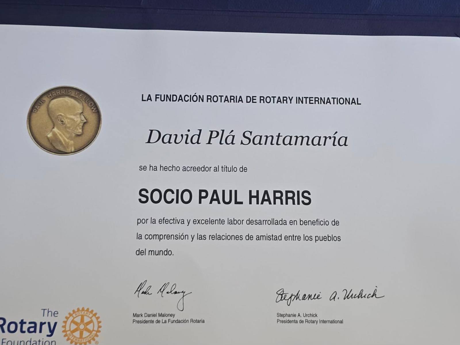 Distinción obtenida