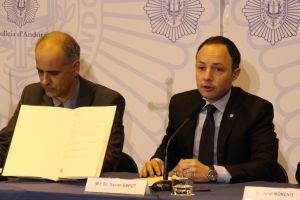 El ministre de l'Interior ha explicat avui l'organigrama del seu departament i del cos de policia