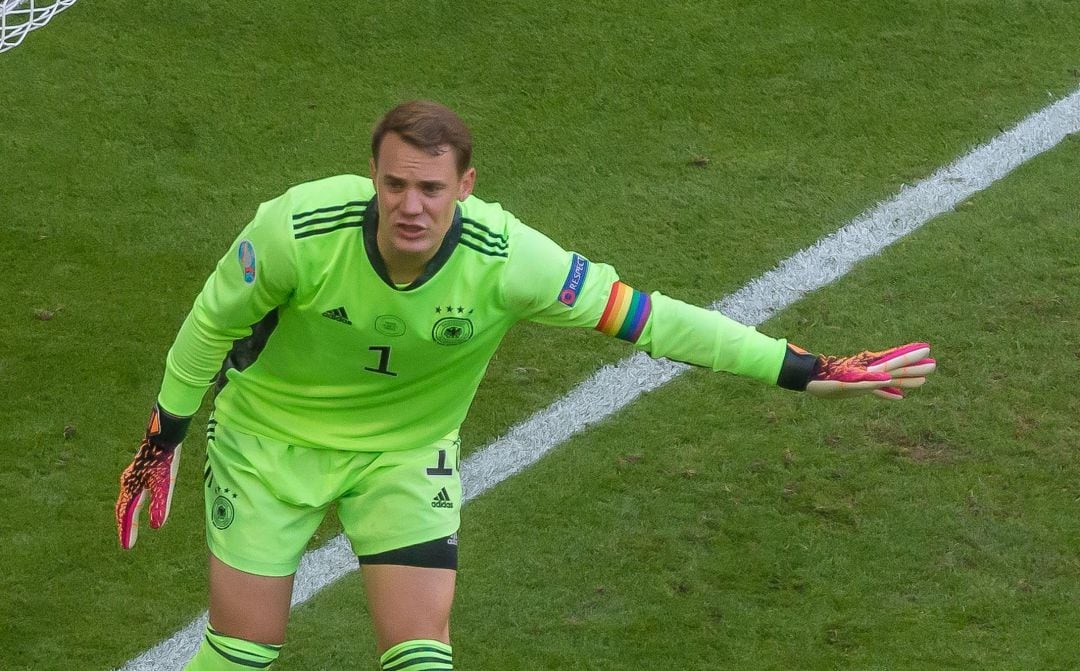 Neuer, durante el partido contra Francia. 