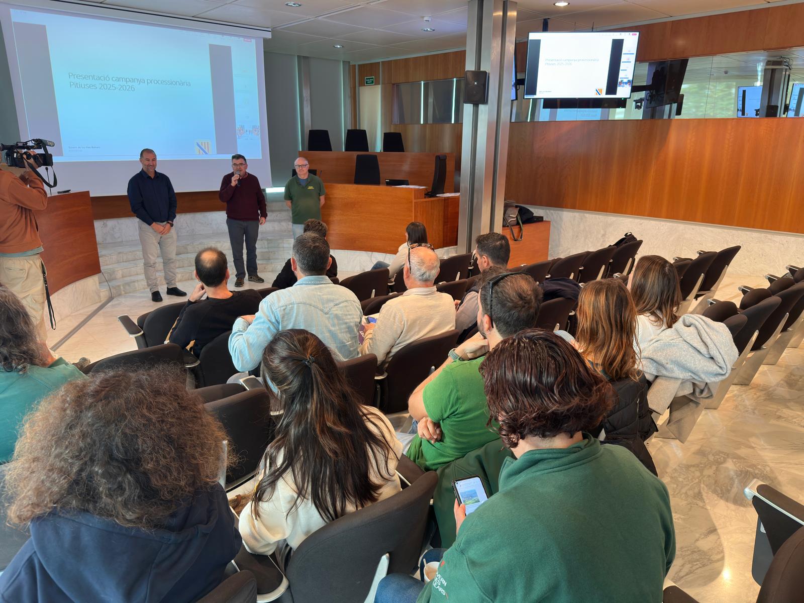 Un momento durante la presentación de la campaña