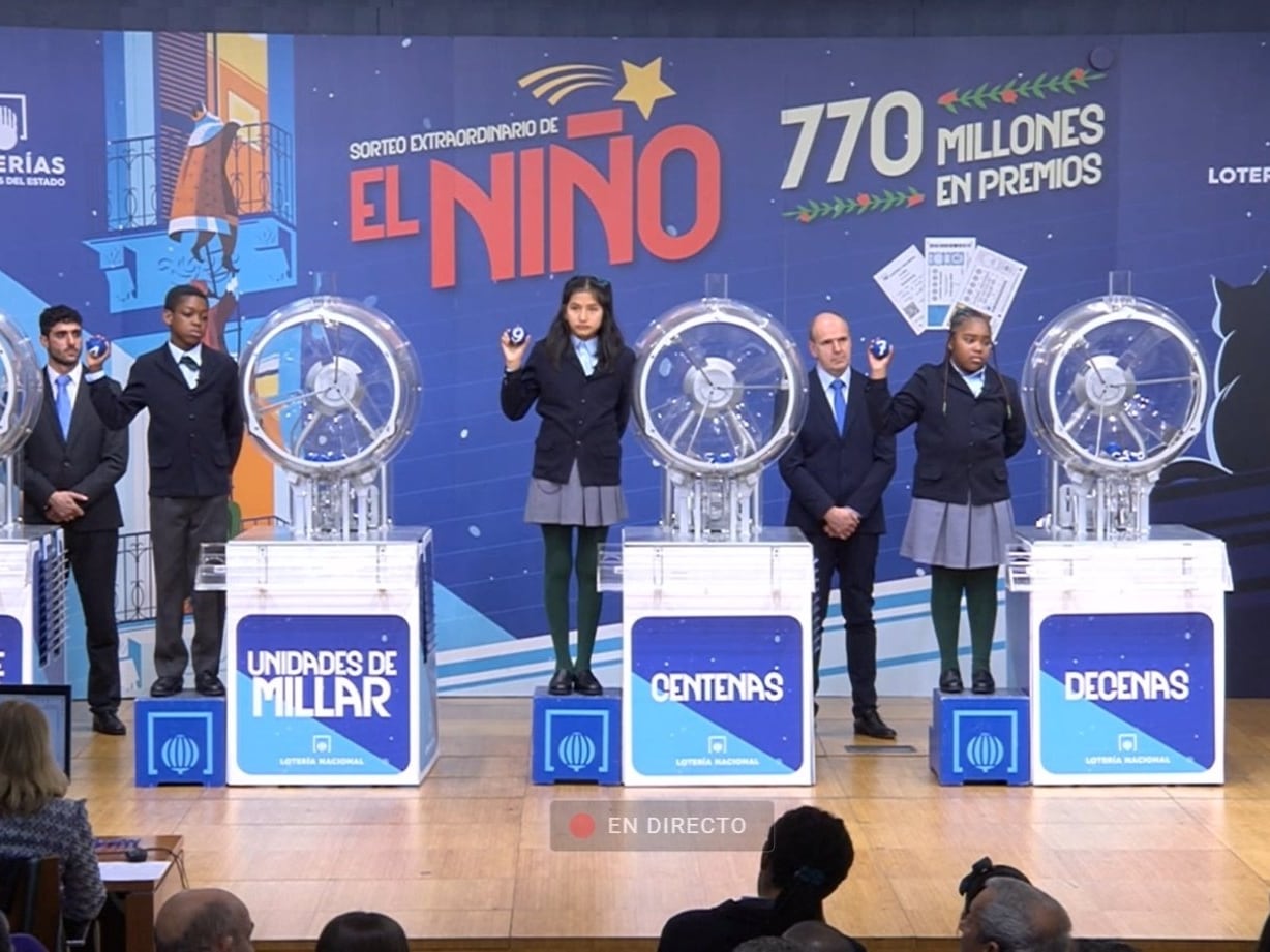 El número 94.974 ha sido agraciado con el &#039;Gordo&#039; del Sorteo Extraordinario de &#039;El Niño&#039; 2024.