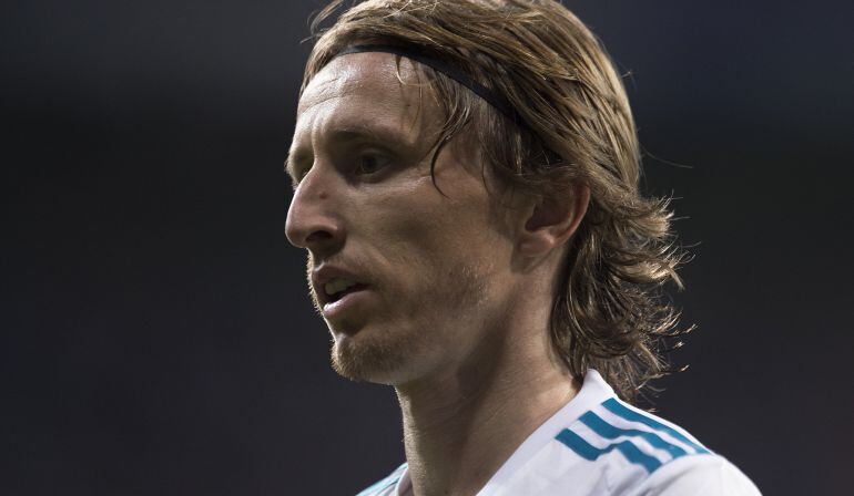 Modric, durante un partido del Real Madrid esta temporada