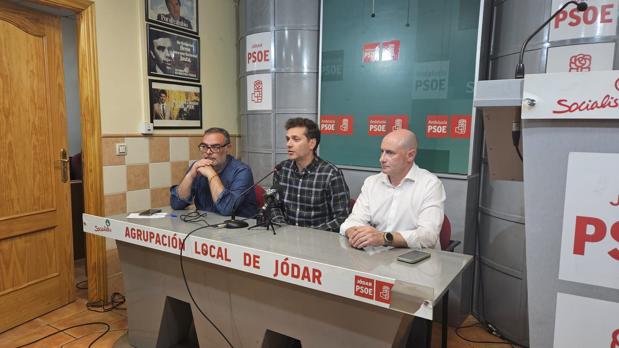 Momento de la intervención de Jesús Cózar de UPA Andalucía y UPA Jaén