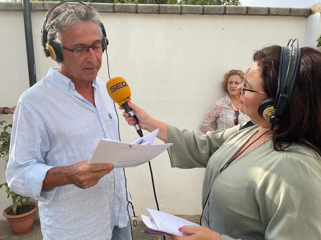 Damián Gálvez, vicepresidente de la Asociación de Vecinos de Getares.