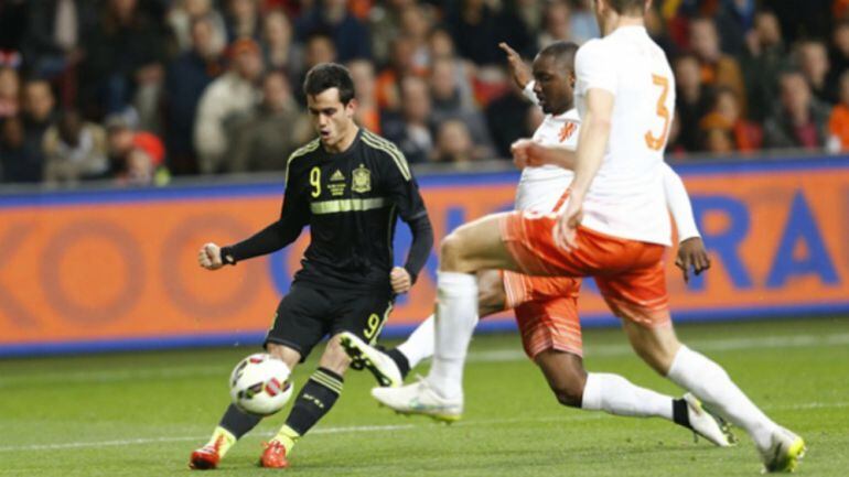 Juanmi con la Selección Española