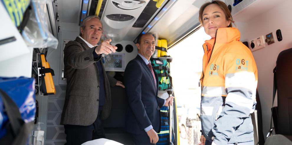 El Gobierno de Aragón mejora el servicio de ambulancias en el medio rural