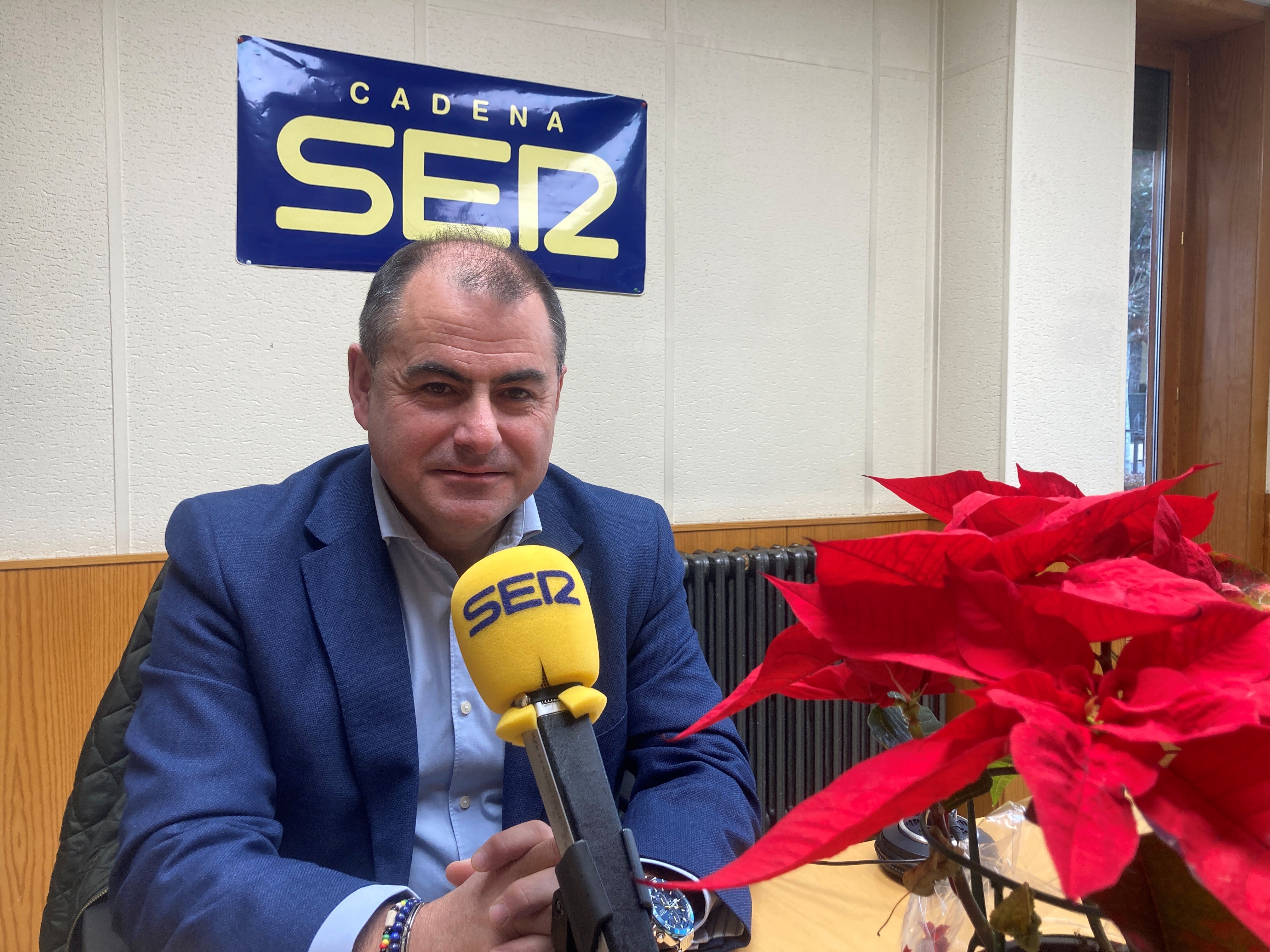 David Gutiérrez, en los estudios de SER Teruel