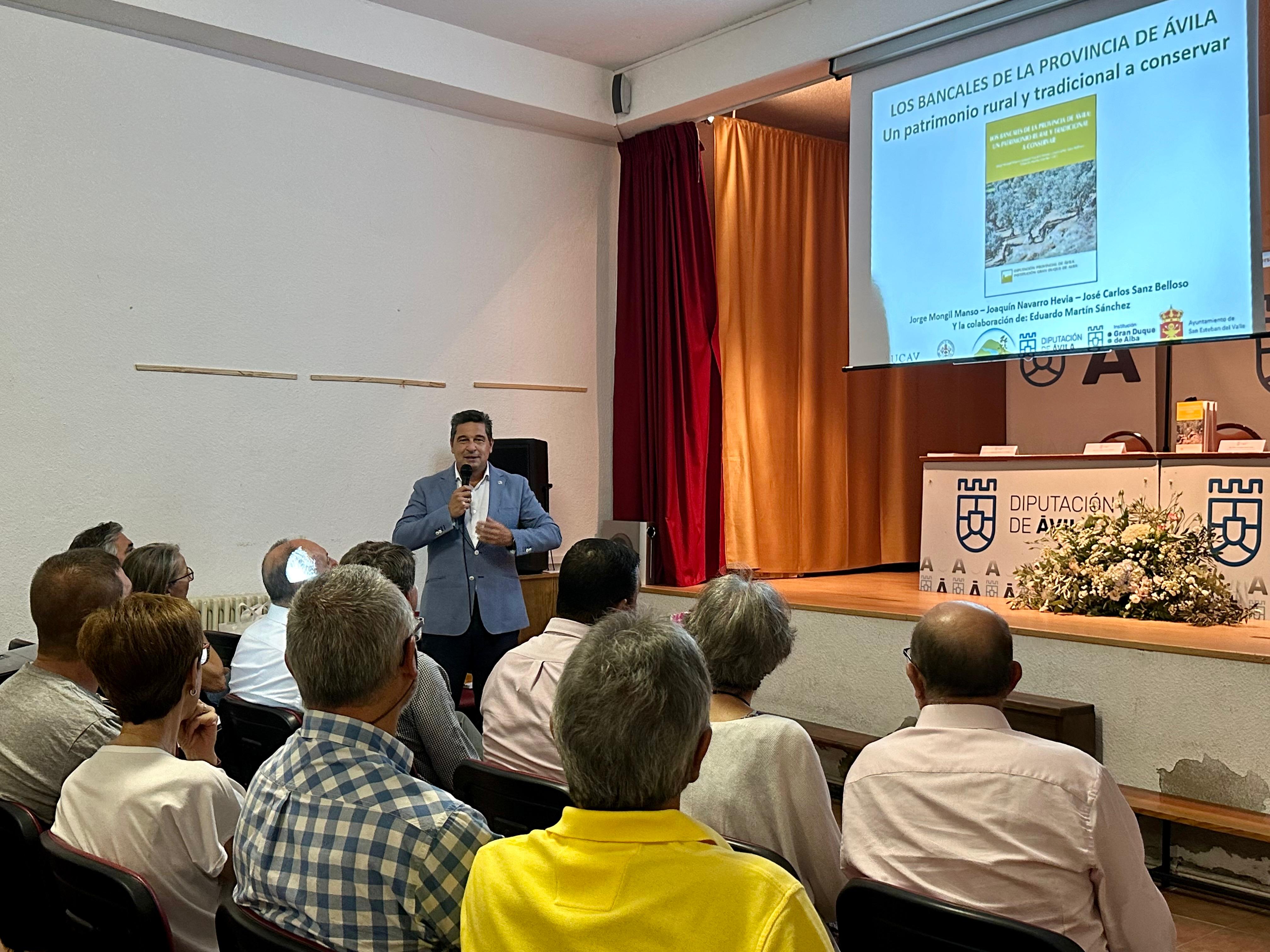 Jorge Mongil durante la presentación