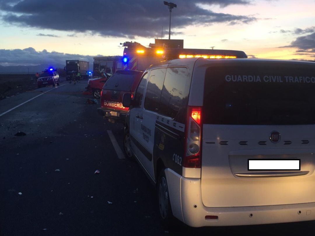 El accidente se ha registrado en la A-122, en la comarca Campo de Borja 